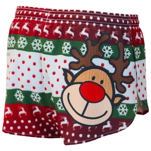 Men's Ugly Sweater 1" Elite Split Shorts