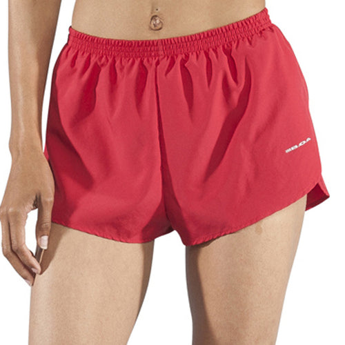 Women's Red 1" Elite Split Shorts
