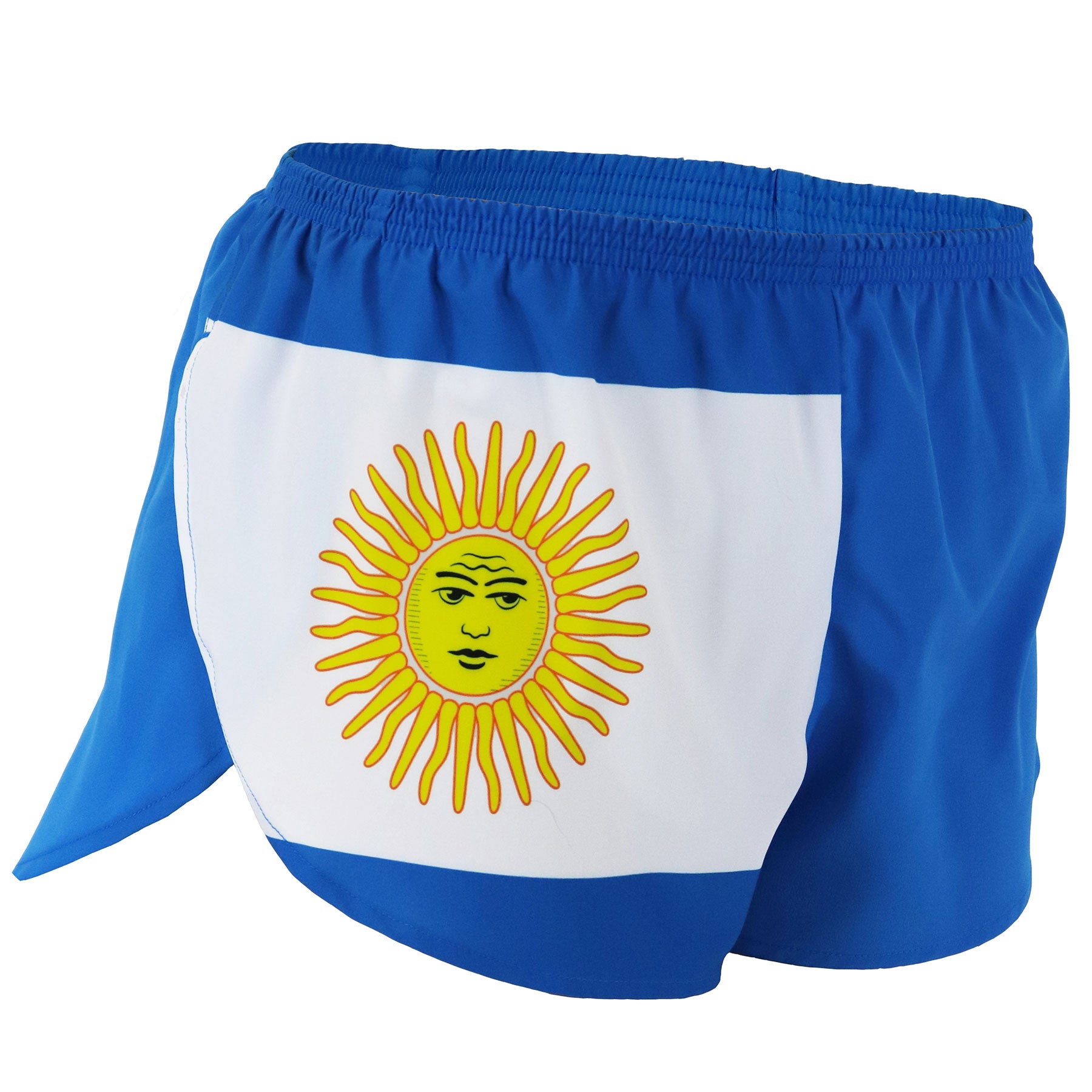 Women's 1" Elite Split Flag Shorts [A-D] - Argentina