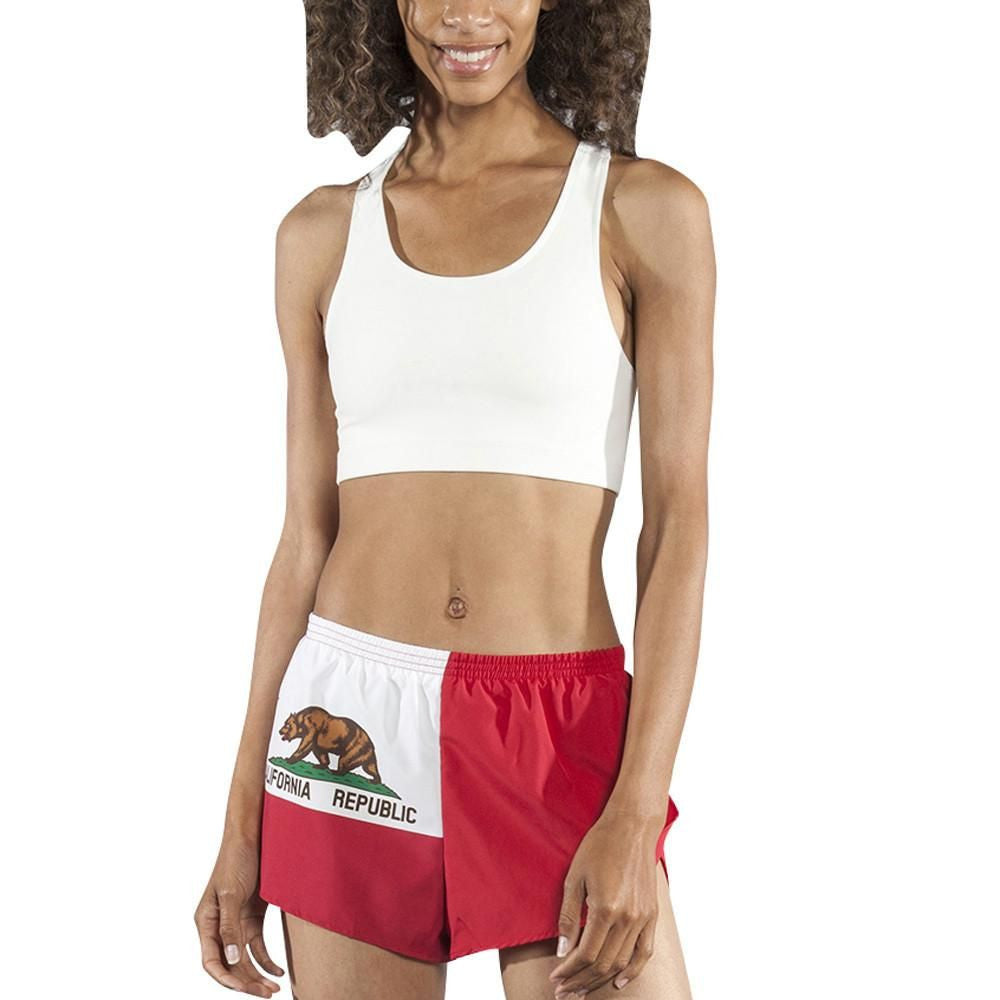 Women's 1" Elite Split Flag Shorts [A-D] - California