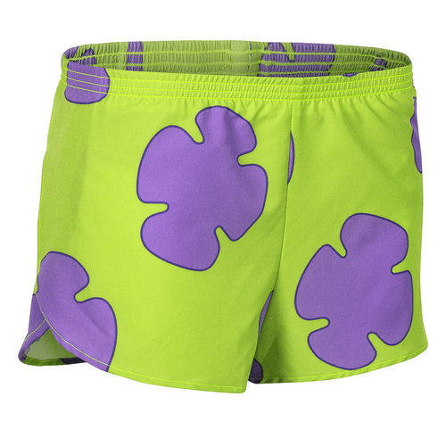Women's Flower Power 1" Elite Split Shorts
