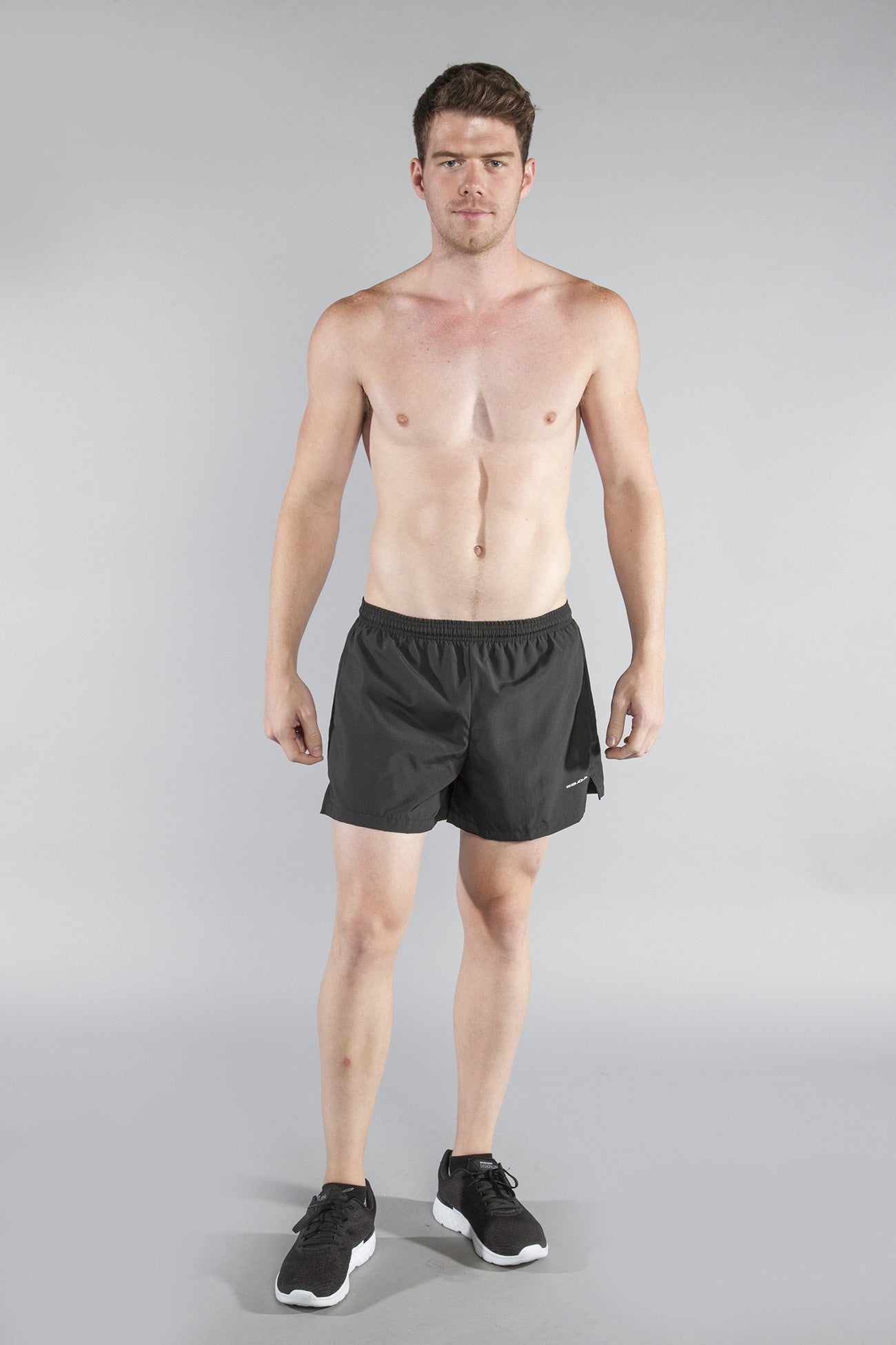 Men's Black 3.75 V-Notch Shorts – BOA