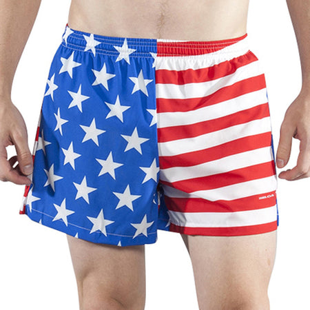 Men's American Flag 3 Half Split Shorts – BOA