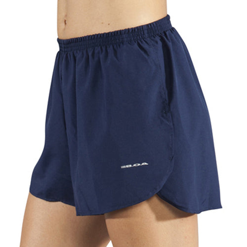 Women's Navy 1.5" Half Split Trainer Shorts