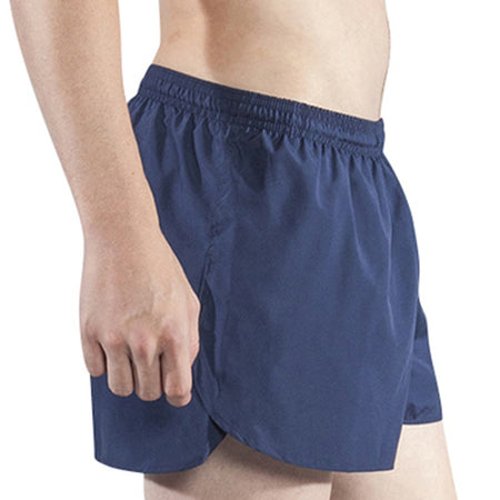 Men's Navy 1" Elite Split Shorts