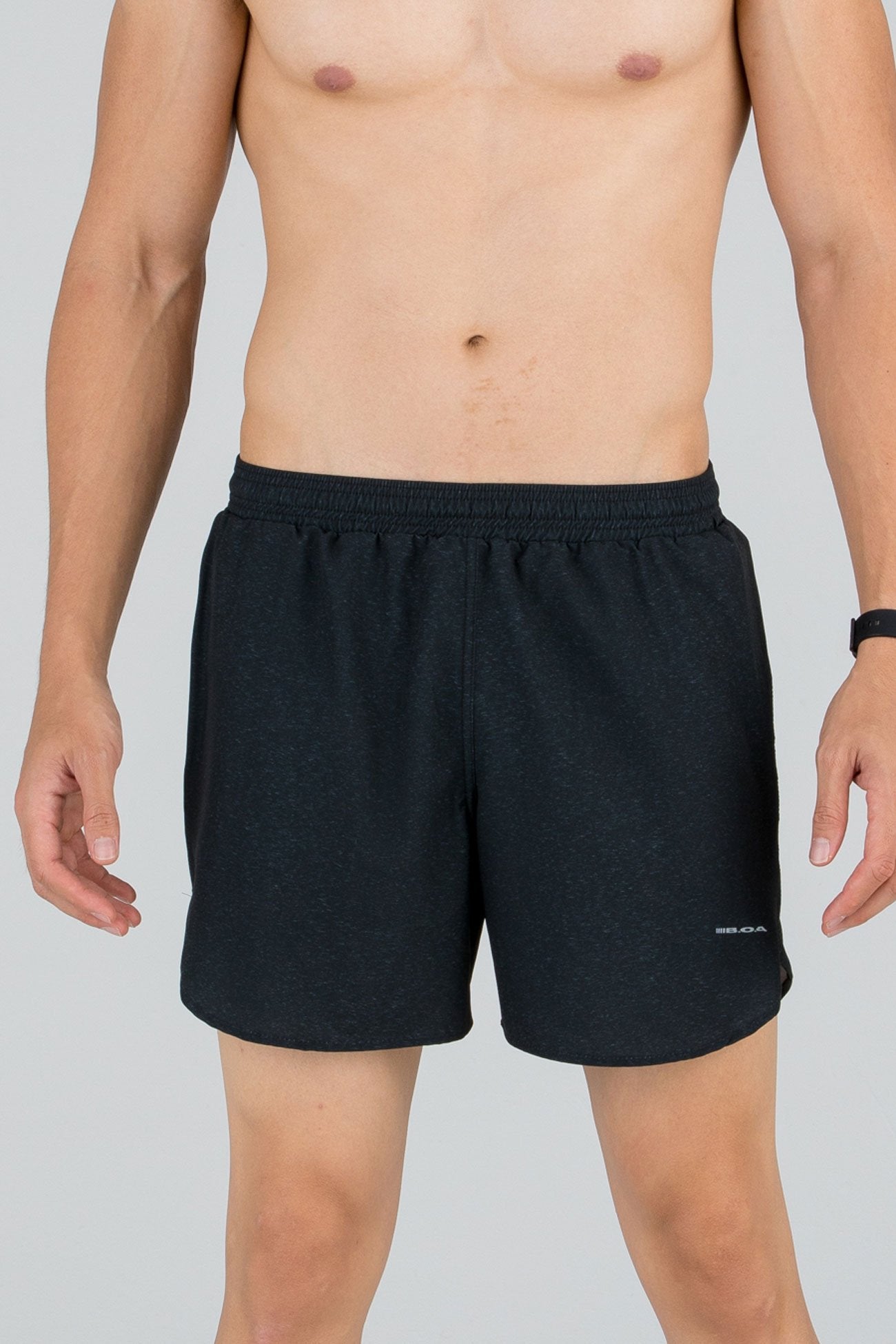 Men's Printed 5" Striker Split Running Short - Cypher Blk/Titanium