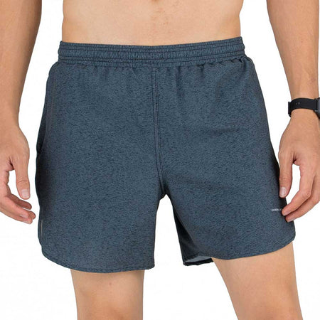 Men's Navy 3.75" V-Notch Shorts