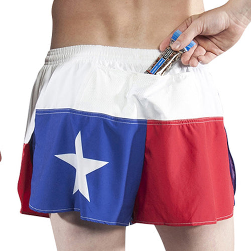 Men's Texas Flag 1.5" Ultra Beefy Split Shorts