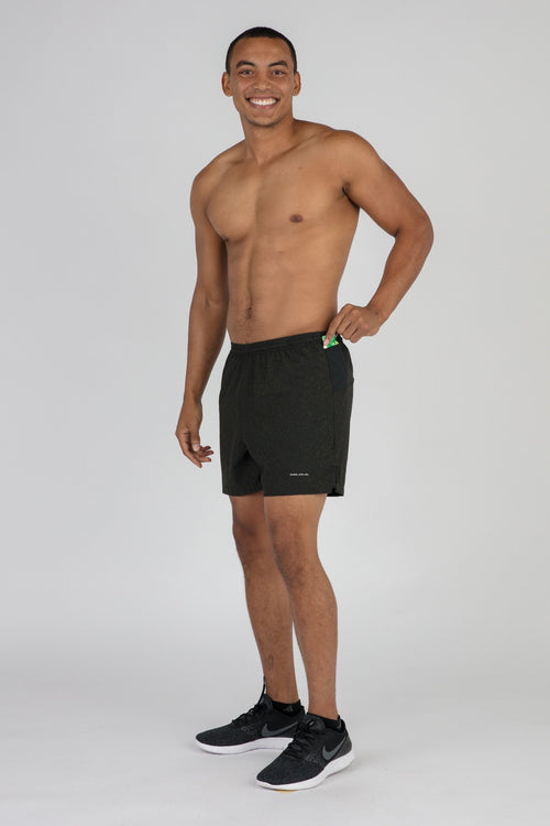 Men's Cypher Black 2n1 5" Ultra Shorts