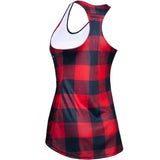 Women's Buffalo Plaid Interval Singlet