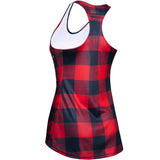 Women's Interval Singlet- BUFFALO PLAID