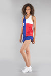 Women's Interval Singlet- TEXAS FLAG