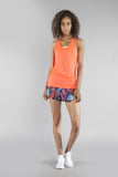 WOMEN'S INTERVAL SINGLET- NEON SUNKISS - BOAUSA