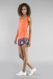 WOMEN'S INTERVAL SINGLET- NEON SUNKISS - BOAUSA