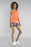 WOMEN'S INTERVAL SINGLET- NEON SUNKISS - BOAUSA