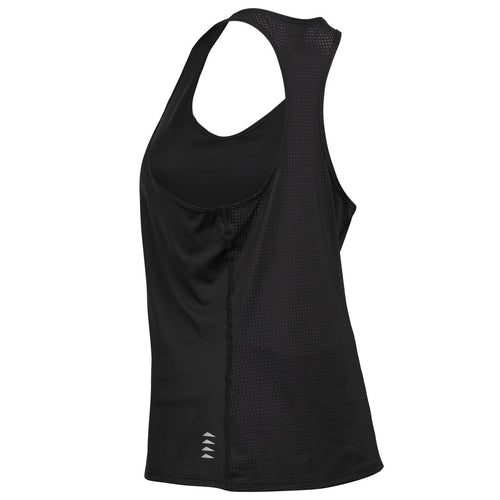 Women's Black Vortex Fitted Tank