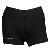Women's Black Rocket Fuel Fit Shorts With Pockets