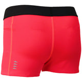 Women's Neon Coral Rocket Fuel Fit Shorts With Pockets