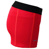 Women's Neon Coral Rocket Fuel Fit Shorts With Pockets