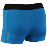 Women's Turquoise Rocket Fuel Fit Shorts With Pockets