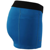 Women's Turquoise Rocket Fuel Fit Shorts With Pockets