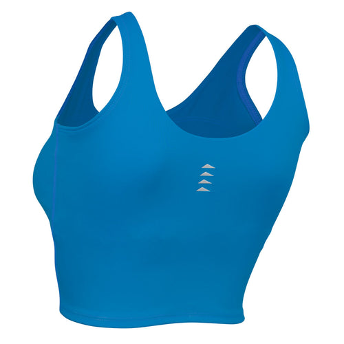 Women's Turquoise 2n1 Crop'it Tank