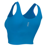 Women's Turquoise 2n1 Crop'it Tank