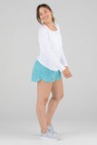 Women's White Hypersoft Long Sleeve