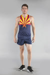 MEN'S PRINTED SINGLET- ARIZONA - BOAUSA