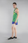 MEN'S PRINTED SINGLET- BRAZIL - BOAUSA