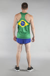 MEN'S PRINTED SINGLET- BRAZIL - BOAUSA