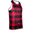 MEN'S PRINTED SINGLET- BUFFALO PLAID