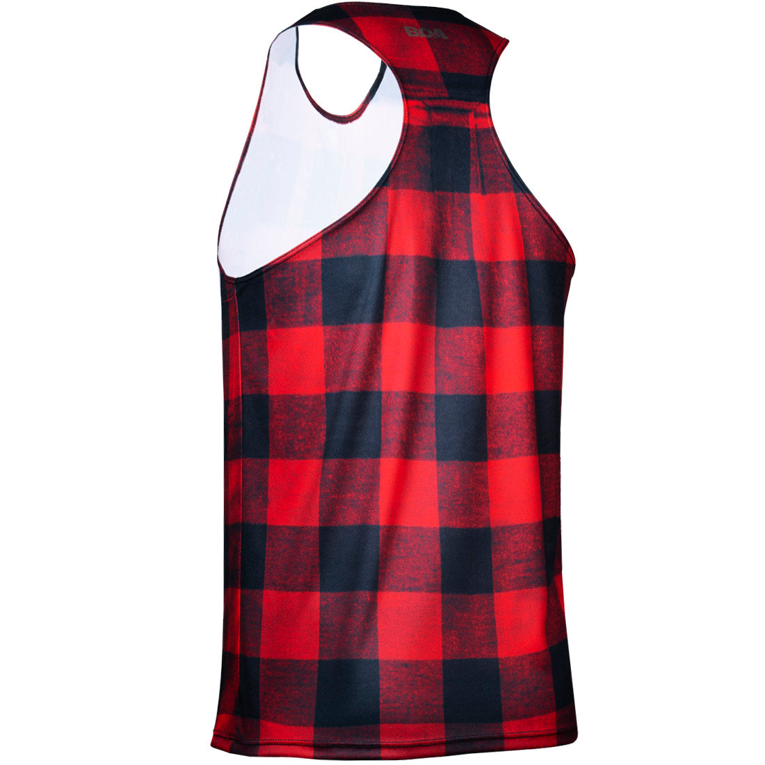 Men's Competitor Lite Printed Singlet - Buffalo Plaid