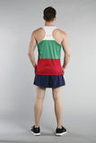 MEN'S PRINTED SINGLET- BULGARIA - BOAUSA