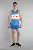 MEN'S PRINTED SINGLET- CHICAGO - BOAUSA