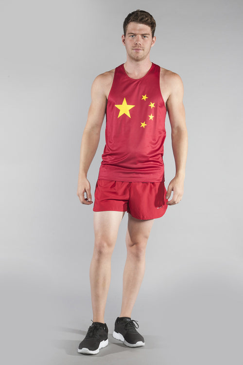 MEN'S PRINTED SINGLET- CHINA - BOAUSA