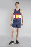 MEN'S PRINTED SINGLET- COLORADO - BOAUSA