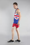 MEN'S PRINTED SINGLET- GREAT BRITAIN - BOAUSA