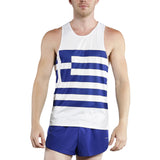 MEN'S PRINTED SINGLET- GREECE