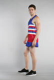 MEN'S PRINTED SINGLET- HAWAII - BOAUSA