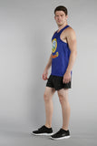 MEN'S PRINTED SINGLET- IDAHO - BOAUSA