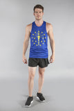 MEN'S PRINTED SINGLET- INDIANA - BOAUSA