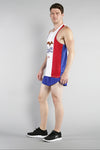 MEN'S PRINTED SINGLET- IOWA - BOAUSA