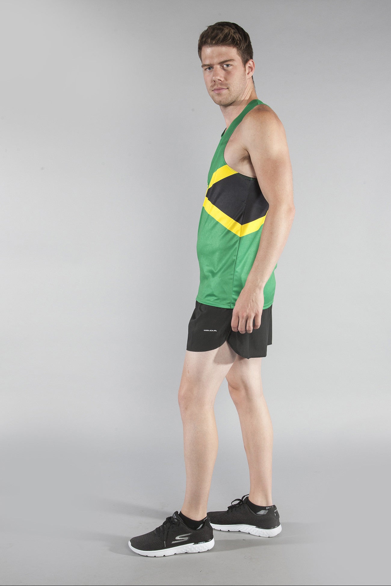 MEN'S PRINTED SINGLET- JAMAICA - BOAUSA