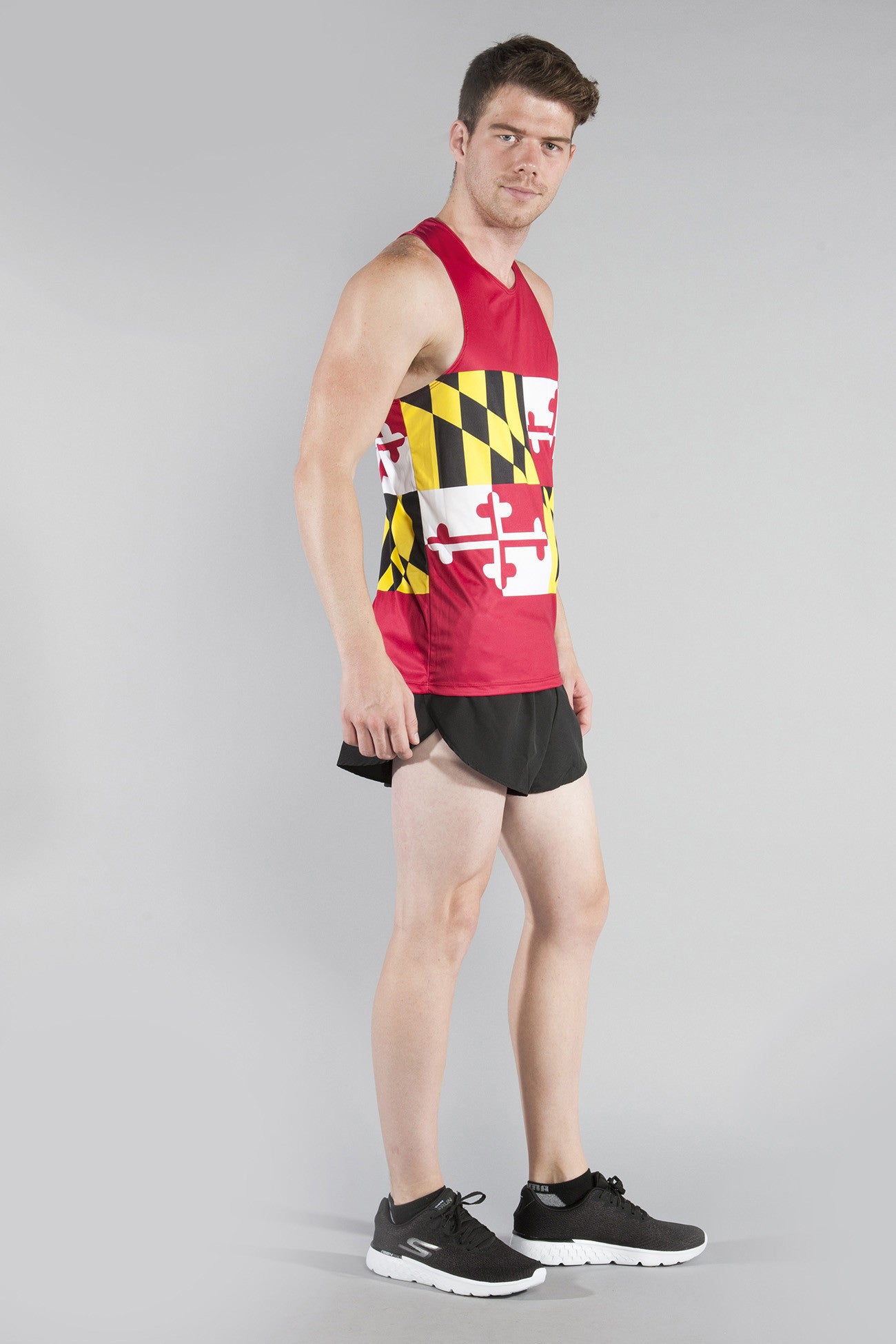 MEN'S PRINTED SINGLET- MARYLAND - BOAUSA