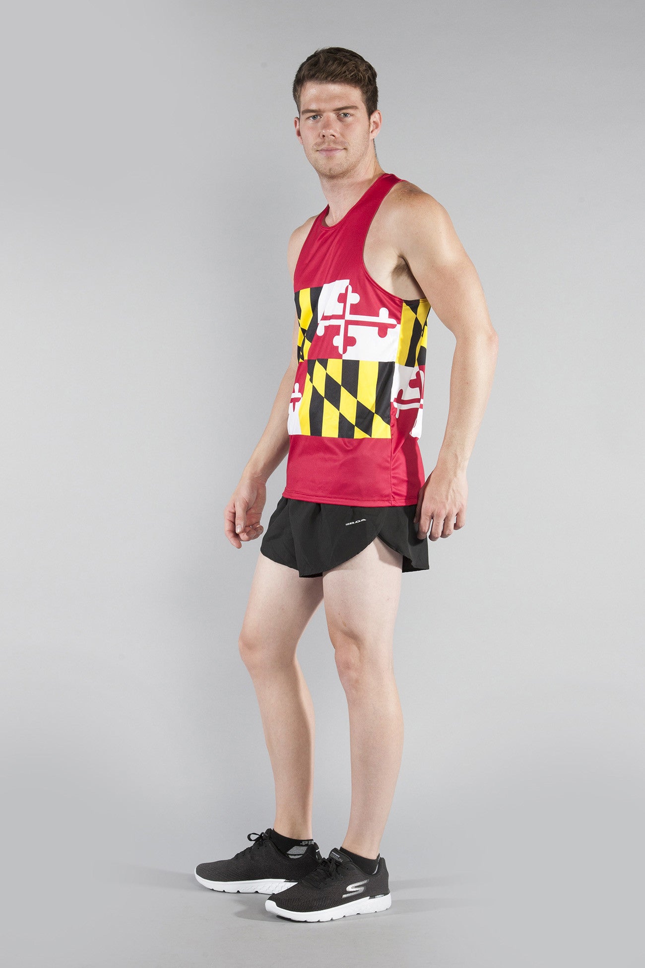 MEN'S PRINTED SINGLET- MARYLAND - BOAUSA