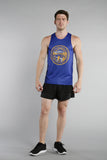 MEN'S PRINTED SINGLET- NEBRASKA - BOAUSA