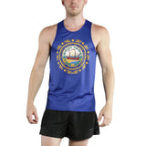 MEN'S PRINTED SINGLET- NEW HAMPSHIRE