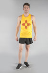 MEN'S PRINTED SINGLET- NEW MEXICO - BOAUSA