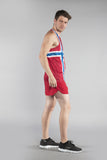 MEN'S PRINTED SINGLET- NORWAY - BOAUSA